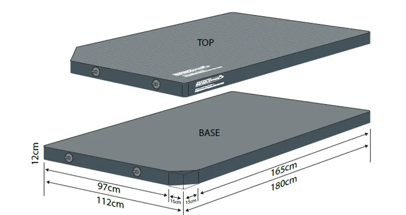 Outdoor Revolution Camp Star Rock n Roll King Self Inflating Mat - 120mm-1